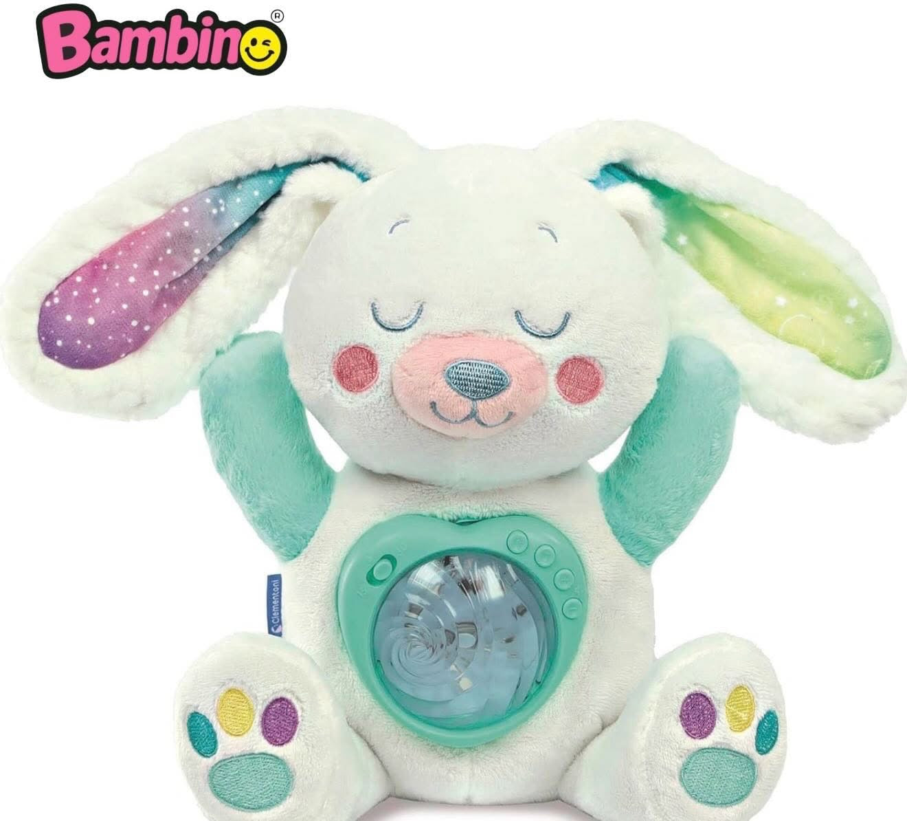 Peluche coniglietto Clementoni Baby proiettore
