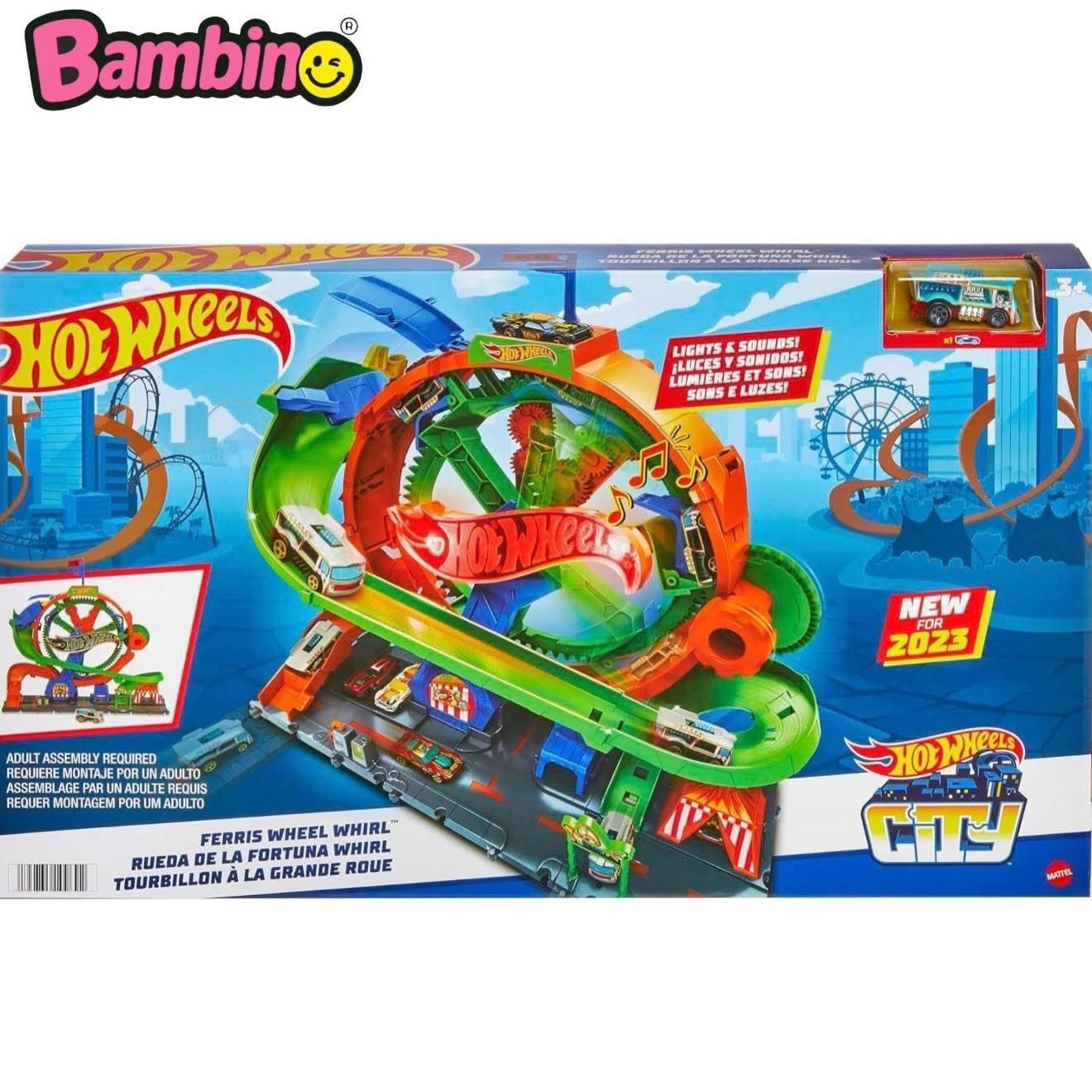 Playset Hot Wheels City Ferris Wheel Whirl