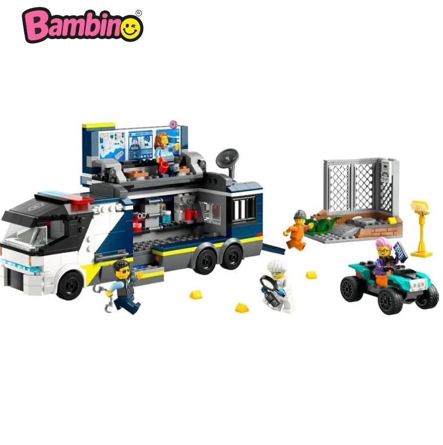 playset LEGO City Police Mobile Crime Lab Truck.