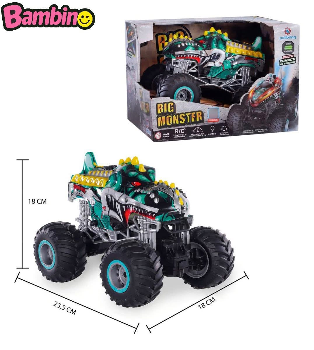 Grande Monster Truck Assortito con luce è effetto fumo.