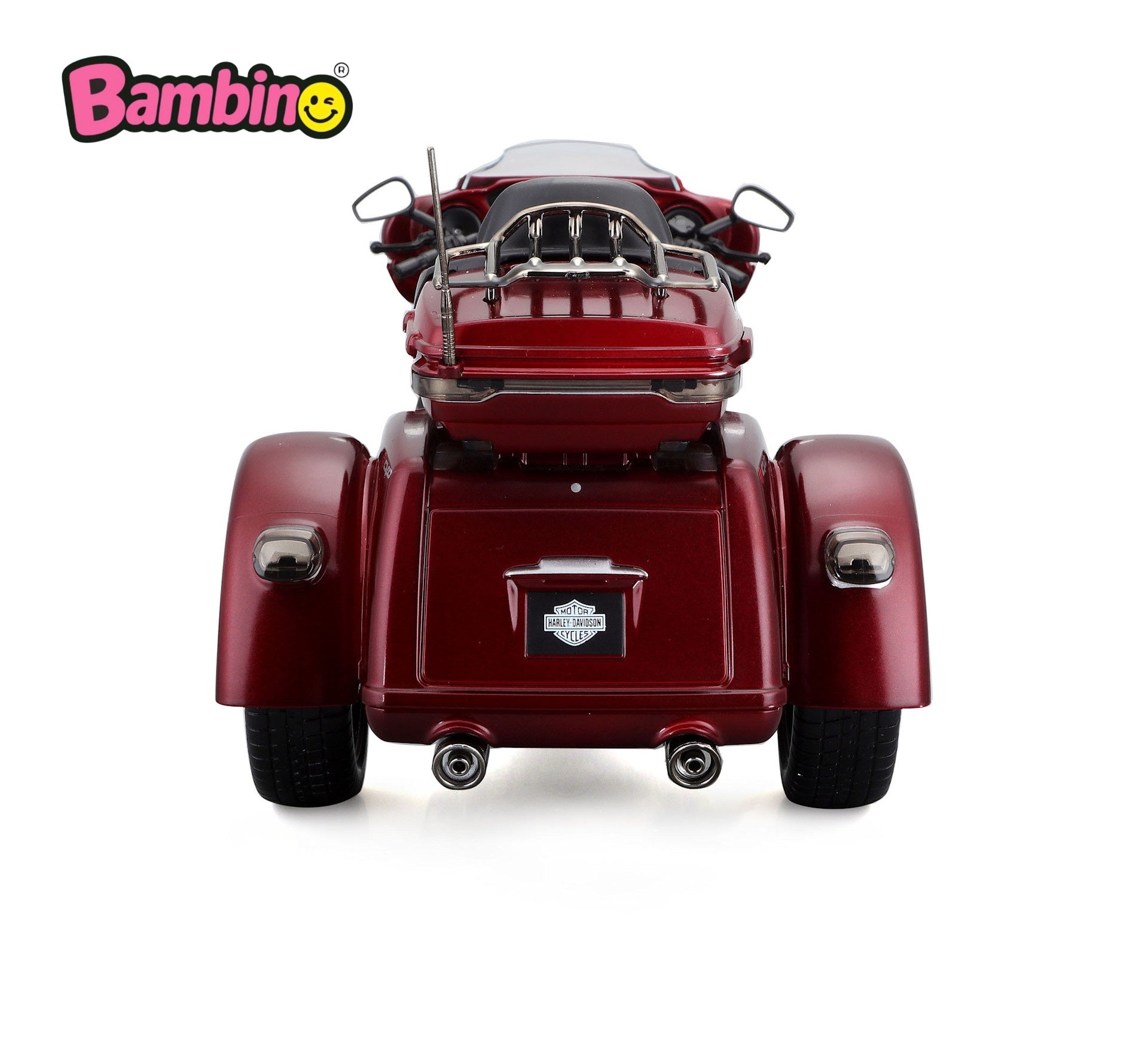 Maisto CVO Tri-Glide 2021, Rot 1:12 Automodello