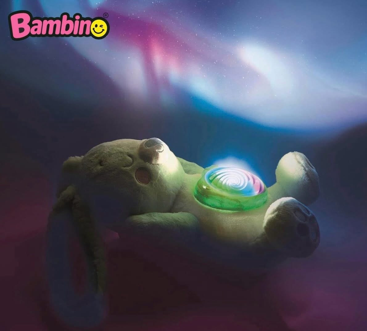 Peluche coniglietto Clementoni Baby proiettore