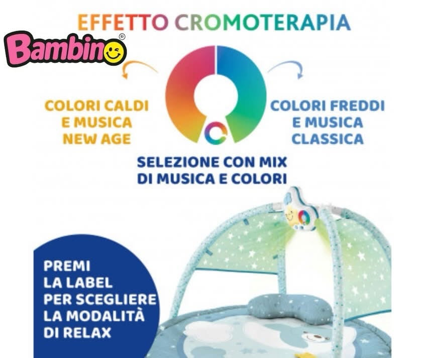 Palestrina Chicco First Dreams Enjoy Colors per Neonati 0M+, Blu.