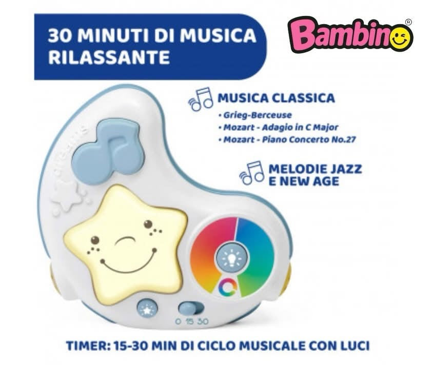 Palestrina Chicco First Dreams Enjoy Colors per Neonati 0M+, Blu.