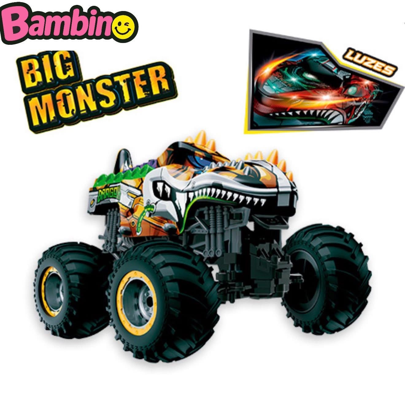 Grande Monster Truck Assortito con luce è effetto fumo.