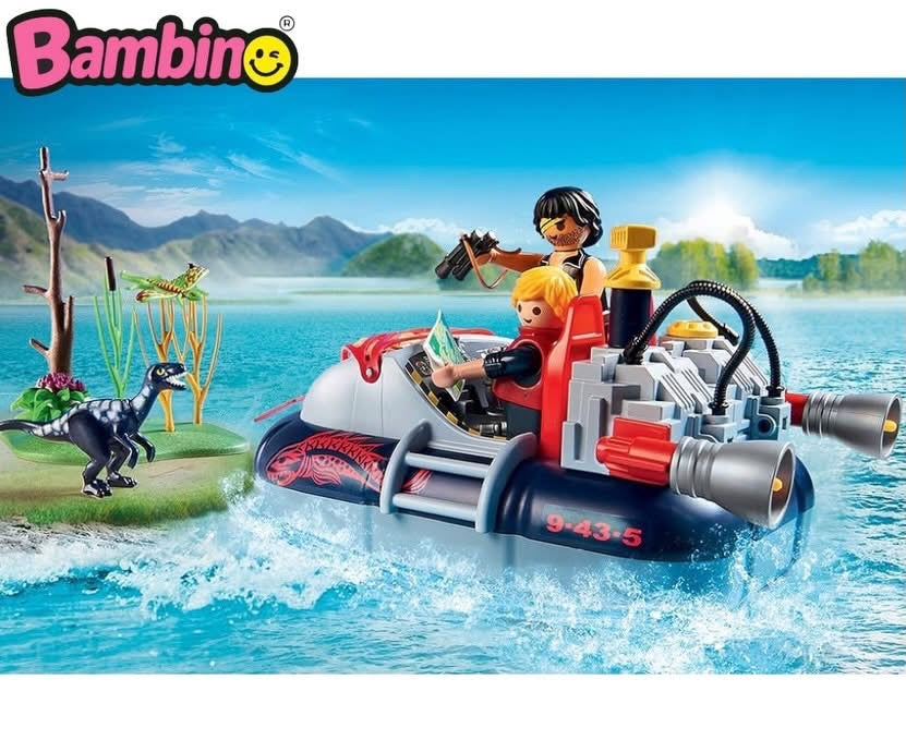 Playmobil 9435 Action Dino Hovercraft.