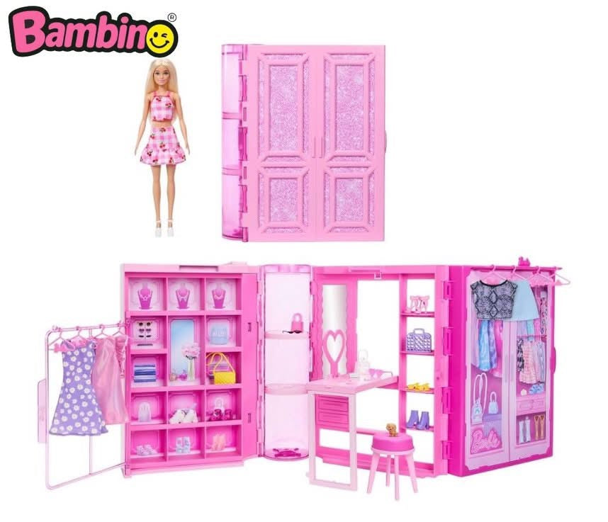Fashion Blonde Doll Playset,Dream Wardrobe