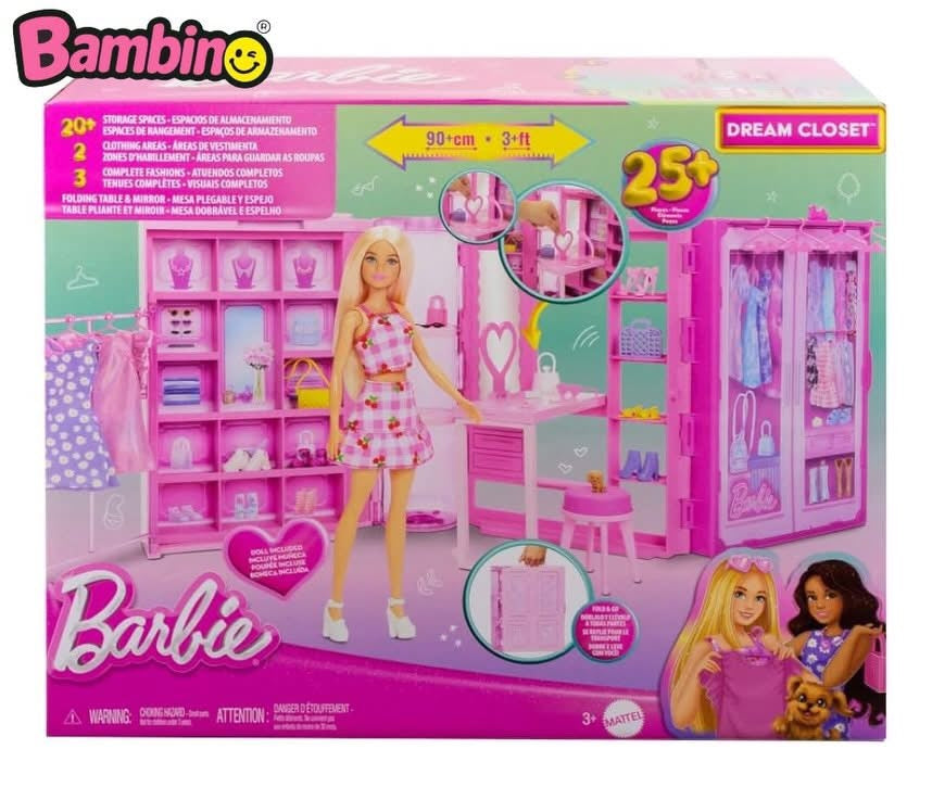 Fashion Blonde Doll Playset,Dream Wardrobe