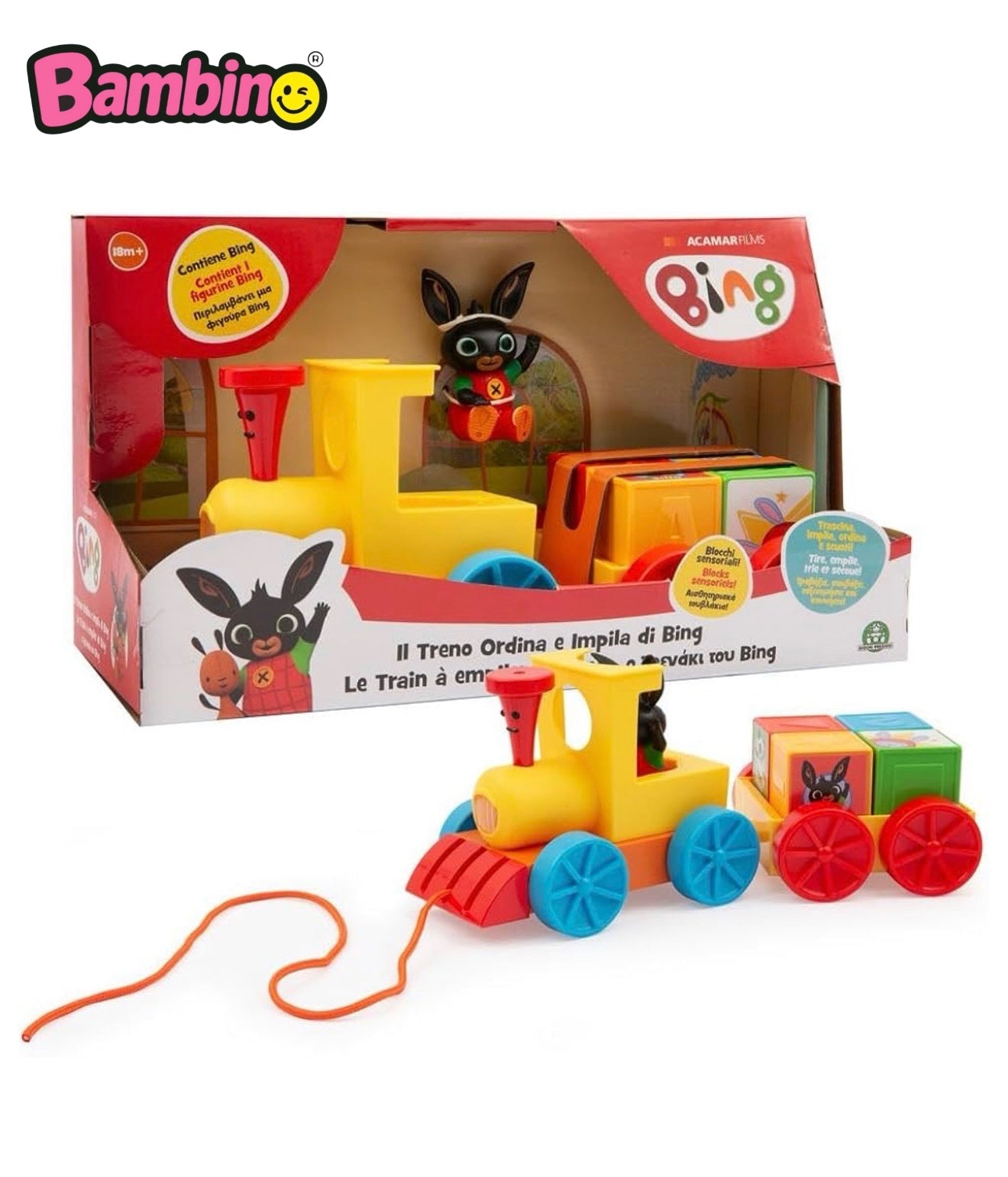 Giochi Preziosi Bing Trenino Bing Trainabile Educativo Con Cubi Numerati