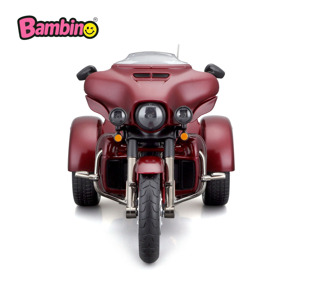 Maisto CVO Tri-Glide 2021, Rot 1:12 Automodello