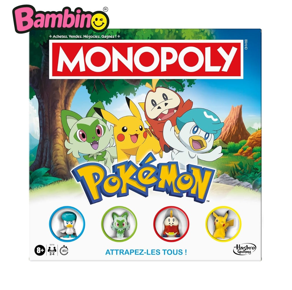 Hasbro - Monopoly Pokemon Edition Versione Italiana