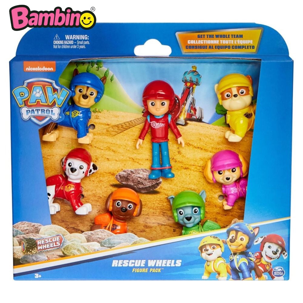 Paw Patrol Rescue Wheels Pack 7 personaggi