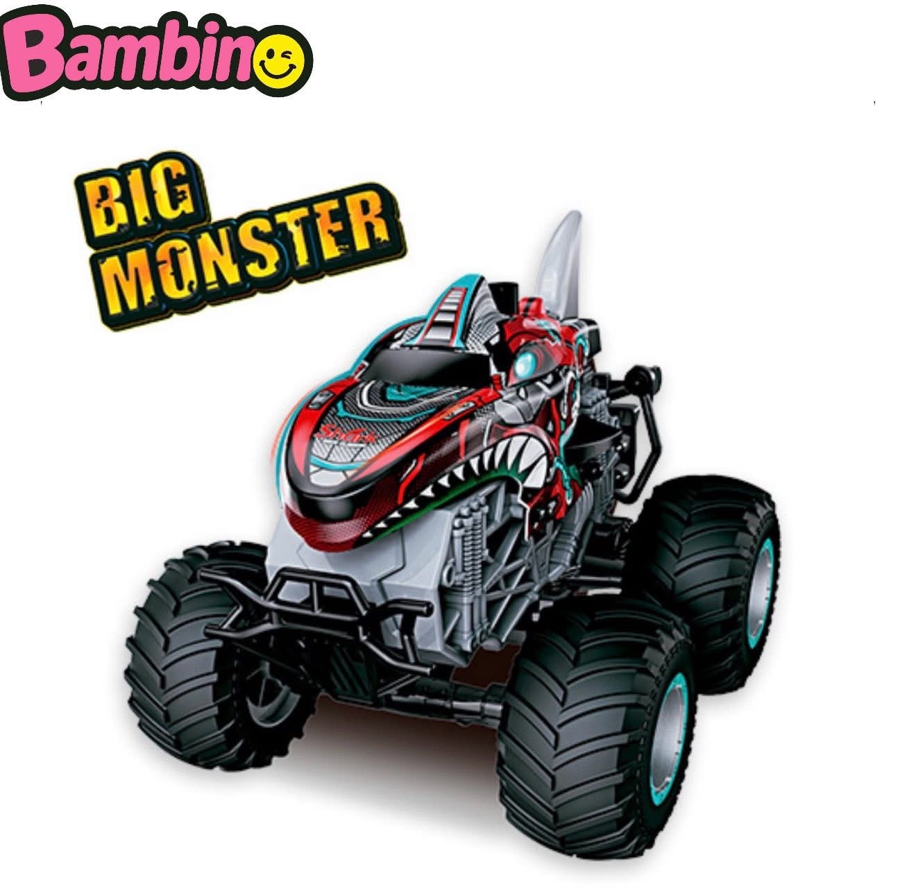 Grande Monster Truck Assortito con luce è effetto fumo.