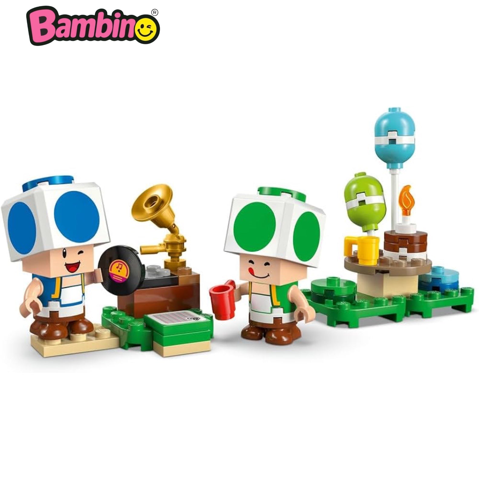 LEGO Super Mario 72041 Festa a Casa di Toad, Giocattolo con 2 Figure, Cucina, Camera, Tavolo da Picnic, Regalo per Bambini 7+