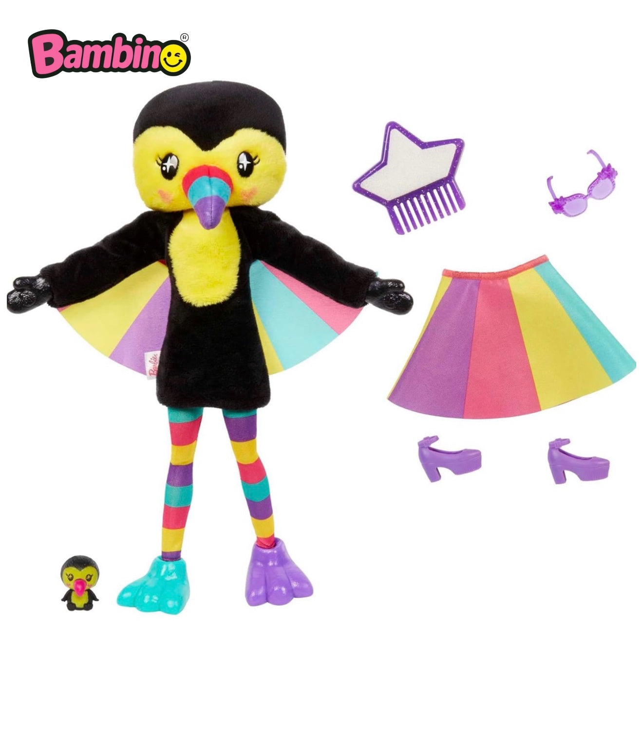 Barbie Cutie Reveal Bambola con Costume di Peluche da Orsacchiotto